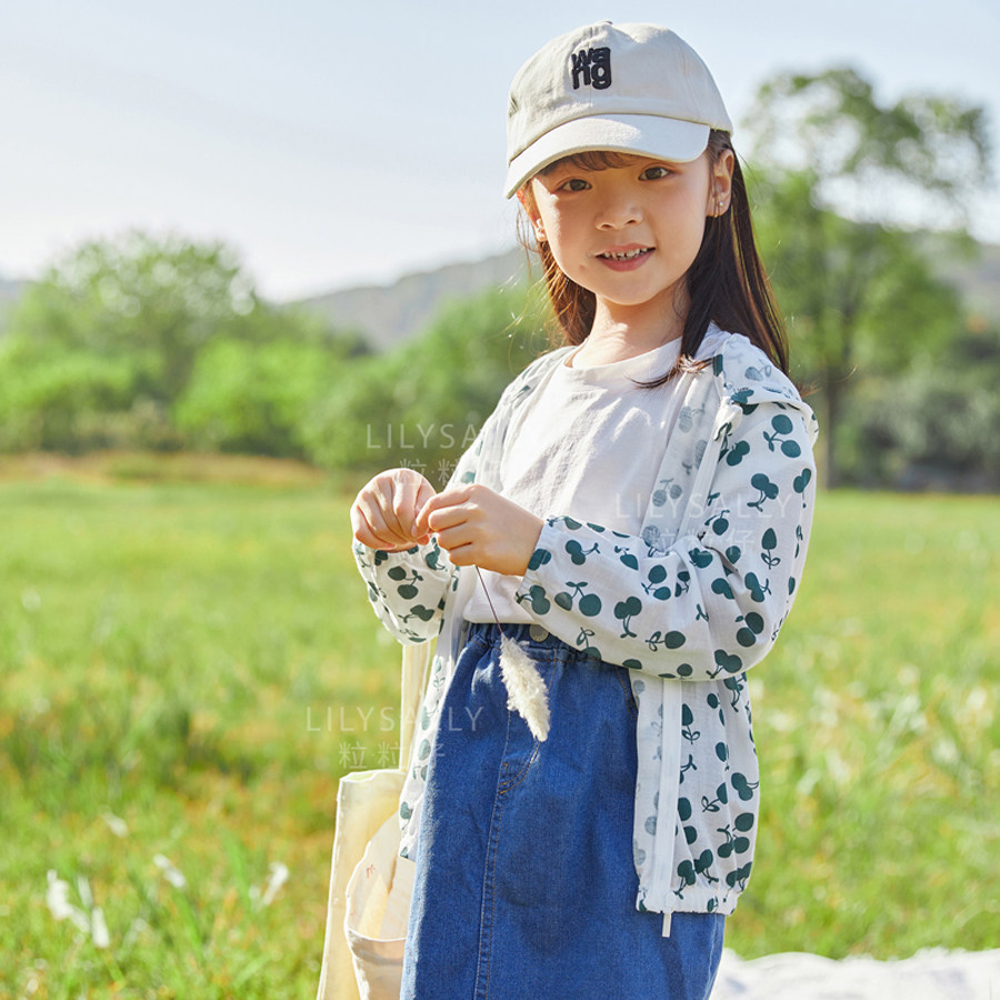 粒粒仔威奇猫夏季女童防晒衣男童防晒服透气外套夏季宽松轻薄新款图片