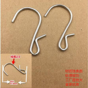 。金属S型挂钩厨房专用S钩多功能衣钩衣帽挂钩s勾子S型铁钩子万能