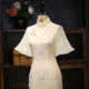 气质高端日常连衣裙 改良少女年轻款 真丝桑蚕丝旗袍女2025新款 夏季