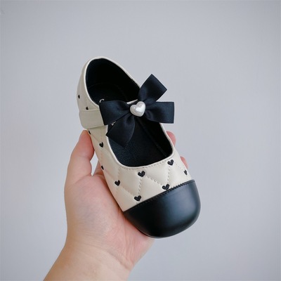 女童公主鞋2024年新款玛丽珍单鞋