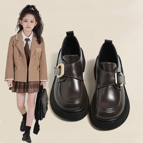 女童鞋乐福鞋2024新款