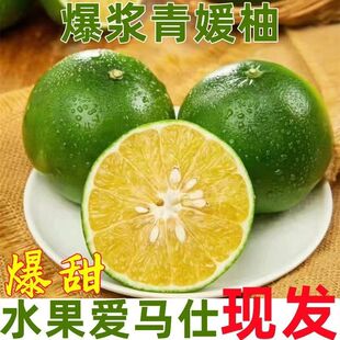 青皮葡萄柚蜜柚福建平和新鲜柚子当季孕妇水果皮薄爆甜多汁包邮
