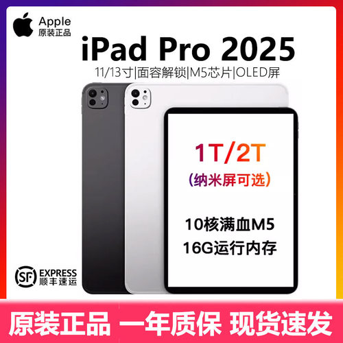 Apple/苹果 11/13 英寸 iPad Pro - 纳米纹理玻璃面板2025款美版