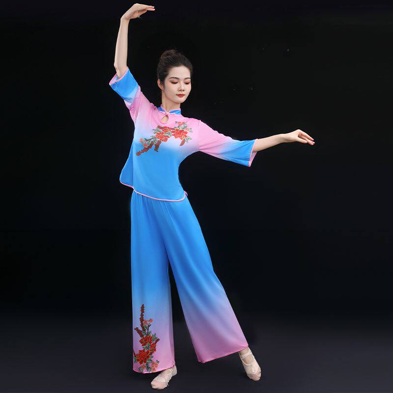 广场舞服装中老年秧歌舞