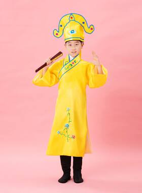 儿童戏服江南四大才子服