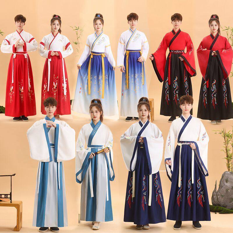 成人国学汉服学生古装开