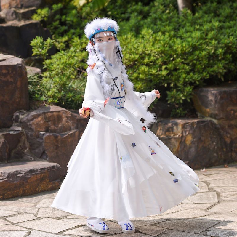 香妃同款衣服儿童古装超