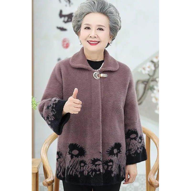 老年人奶奶装60岁70外套