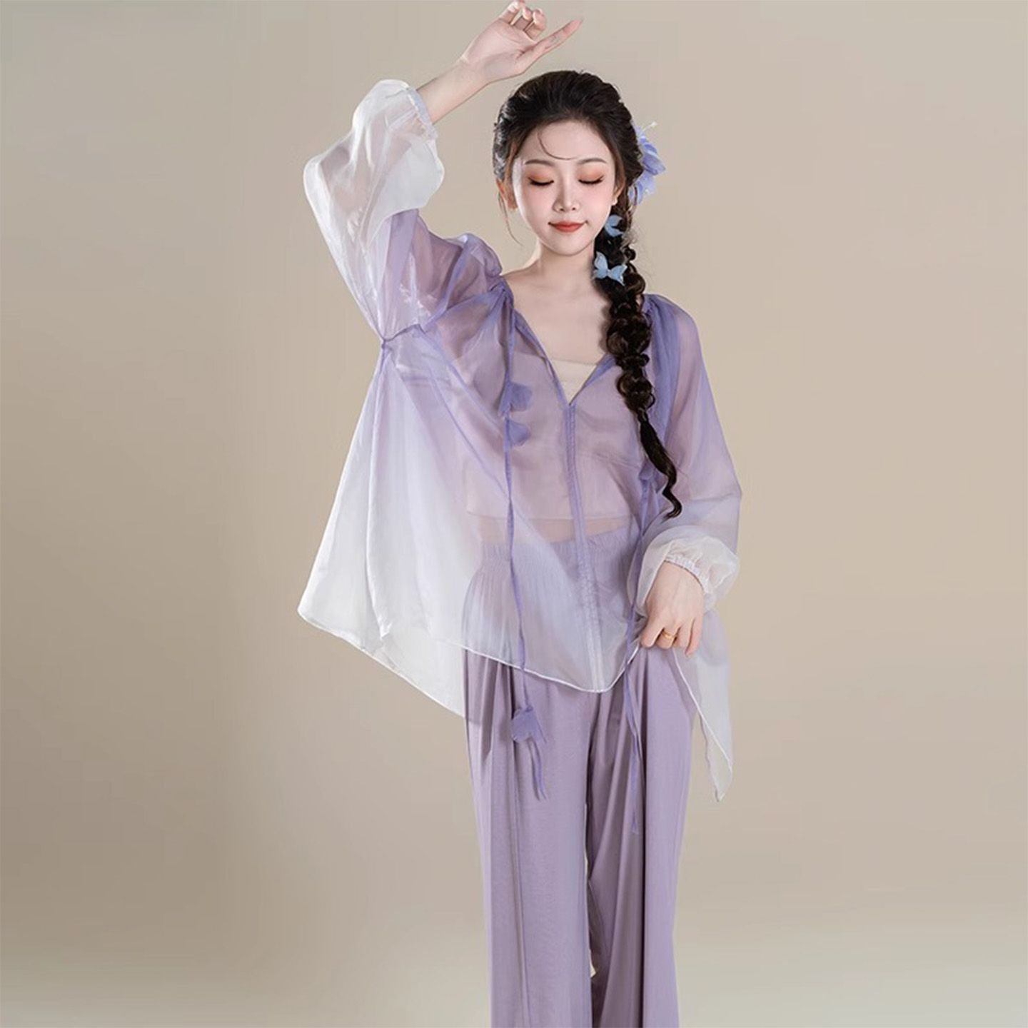古典舞舞蹈服飘逸渐变身