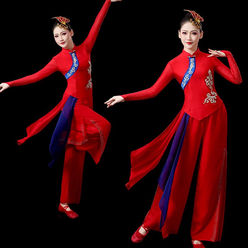 秧歌服演出服女新款中国