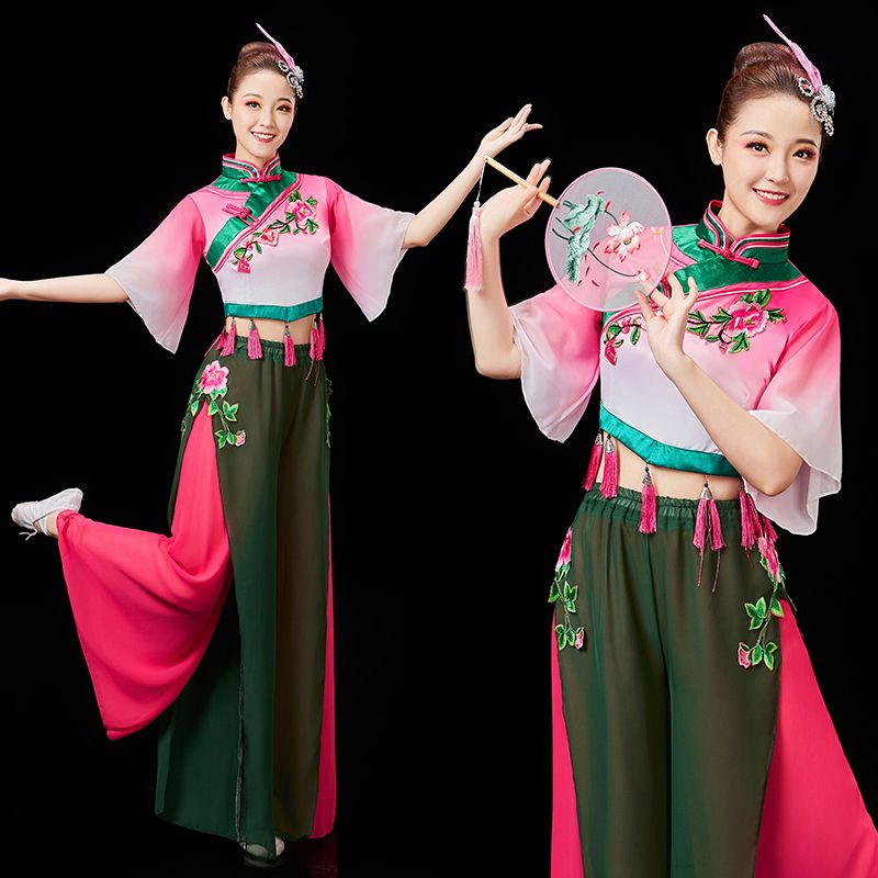 新款古典舞服胶州秧歌舞