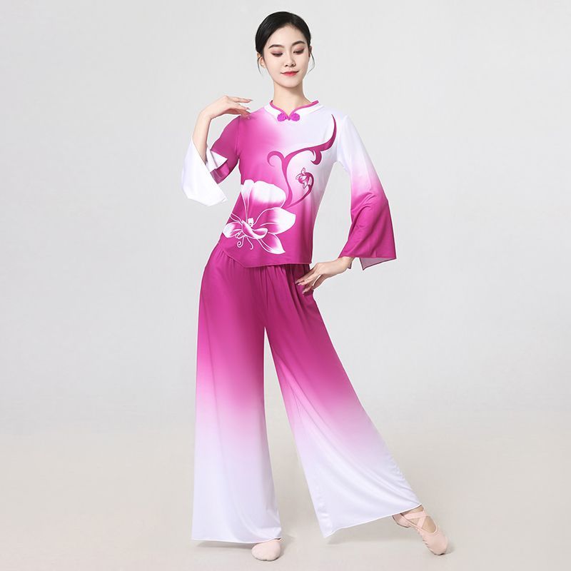 秧歌服女民族中国风中老