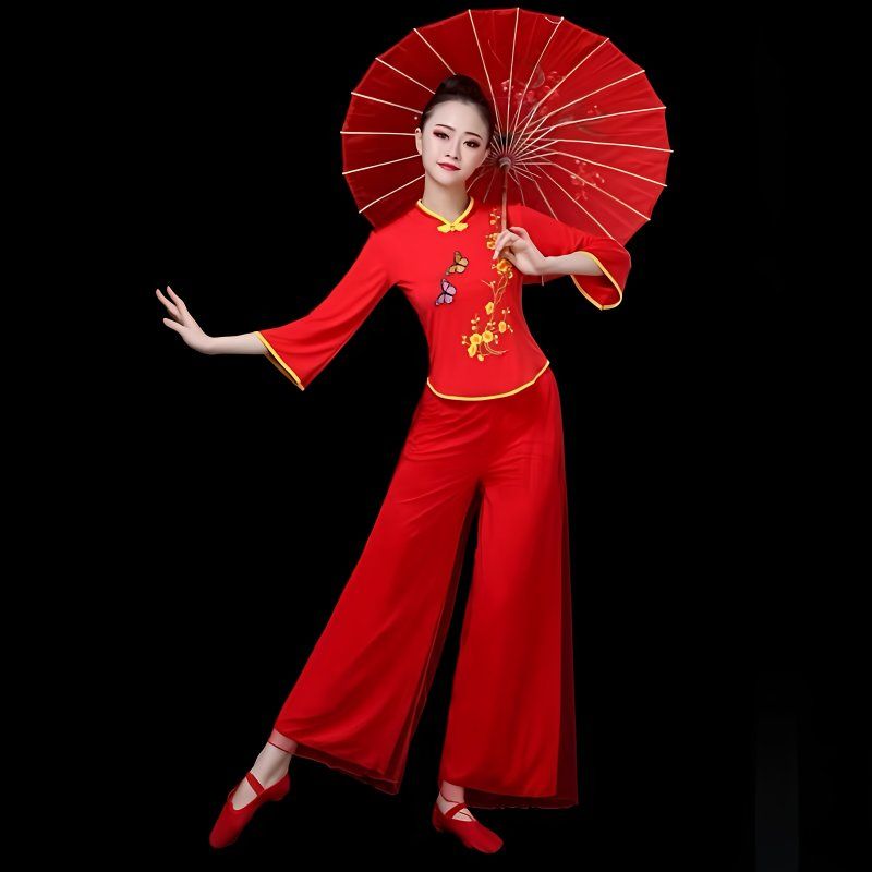 广场舞新款套装秧歌服古