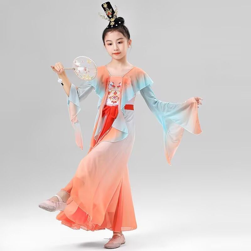 夏辉女儿情同款古典舞古