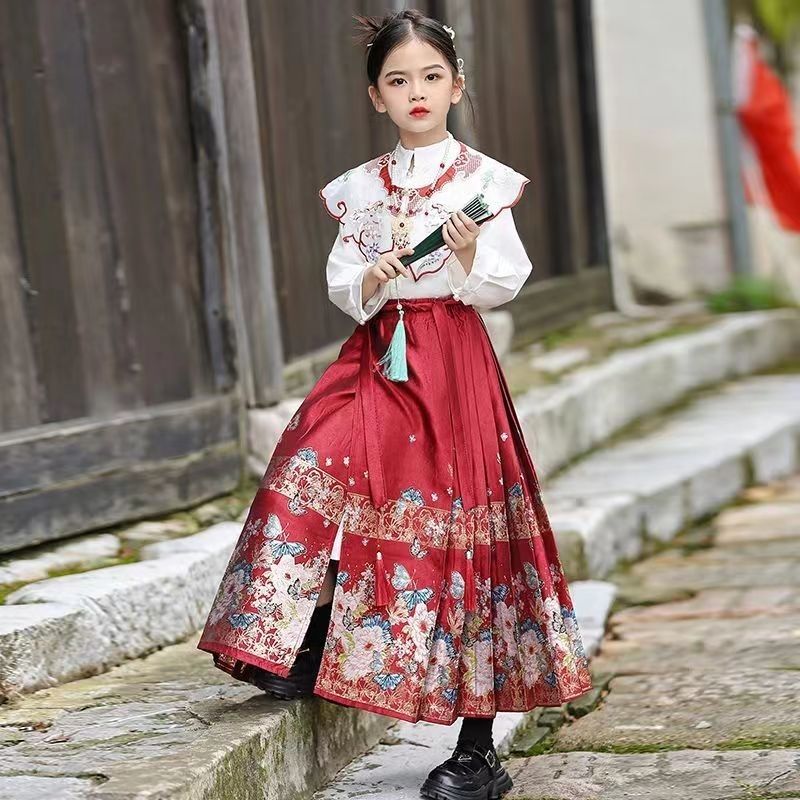 儿童汉服春夏马面裙女童