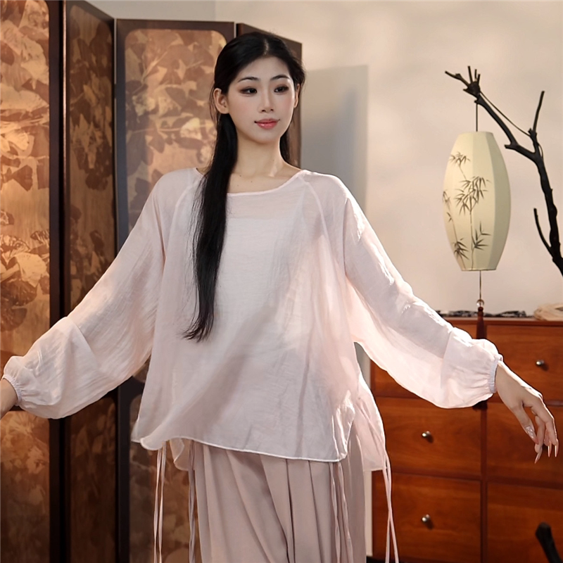 日常宽松现代舞练功服罩