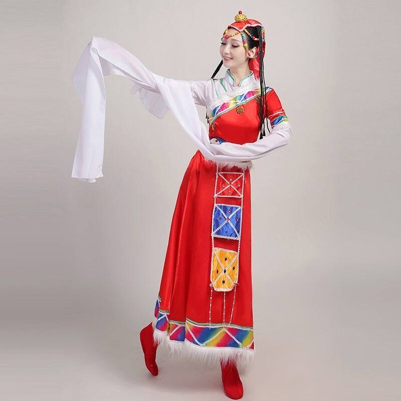 新款蒙古服装女少数民族