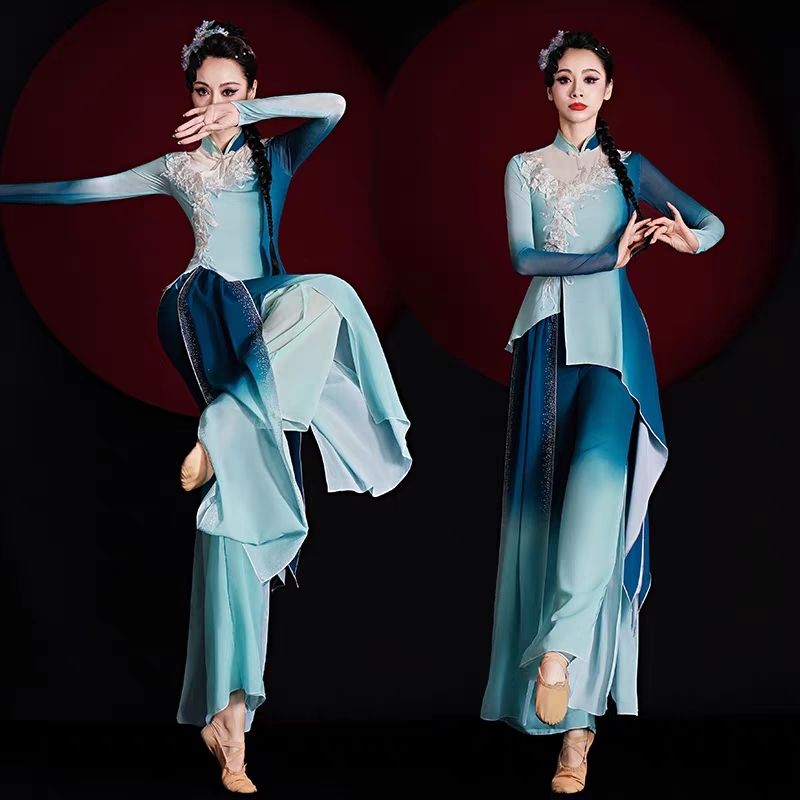 古典舞演出服女飘逸中国