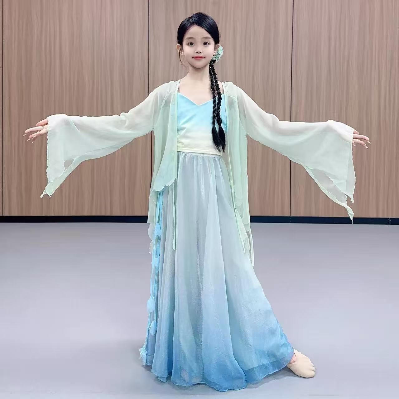 古典舞蹈服儿童女中国风