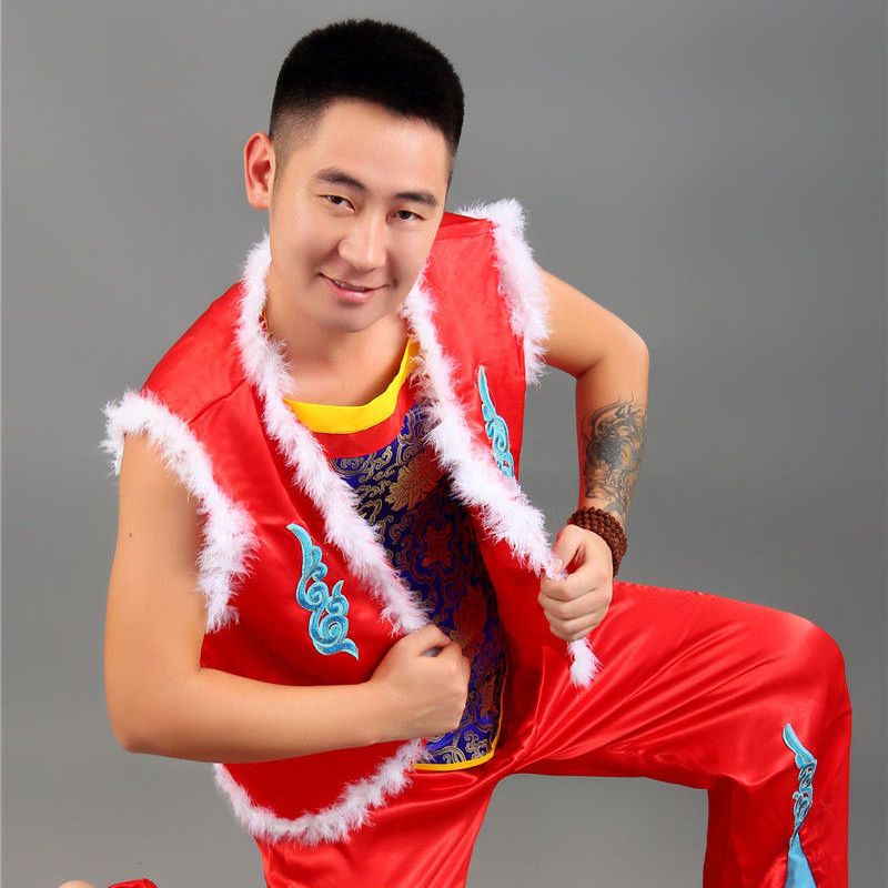 男款秧歌服装男士冬季舞
