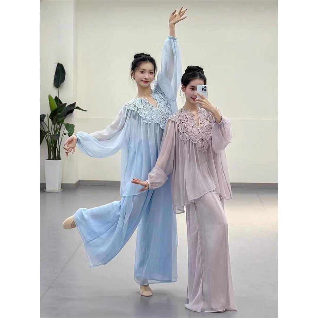 古典舞蹈服2026新款花边