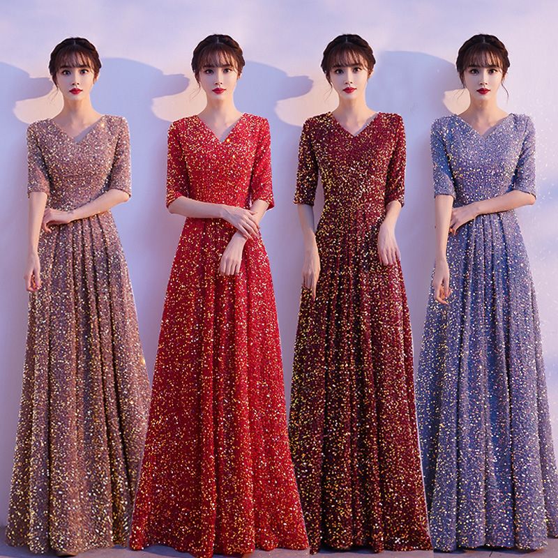 大合唱团演出服女2024新