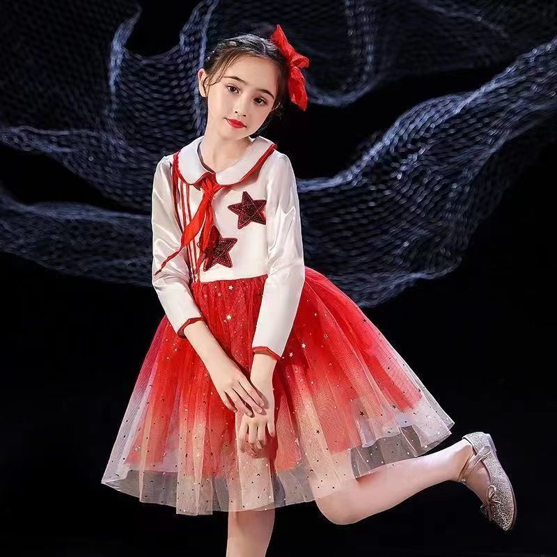 儿童大合唱演出服幼儿园