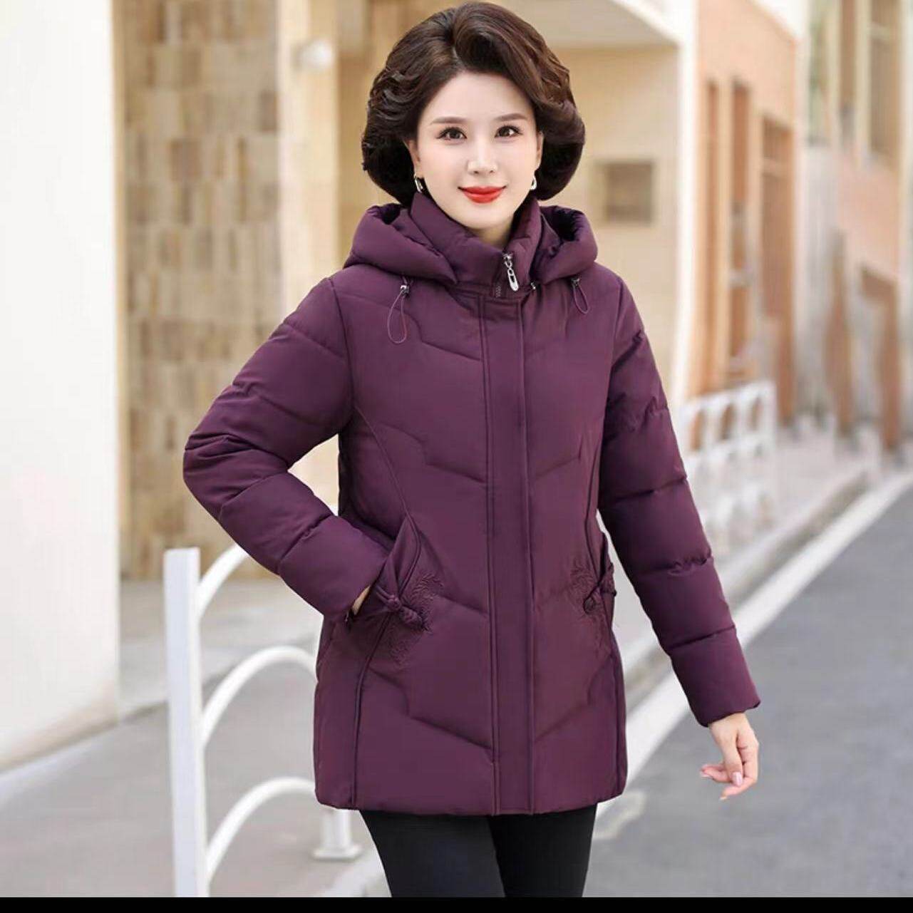 2024年中老年冬季加厚女