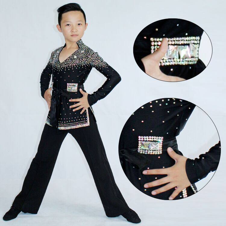 男童拉丁舞练功服儿台走