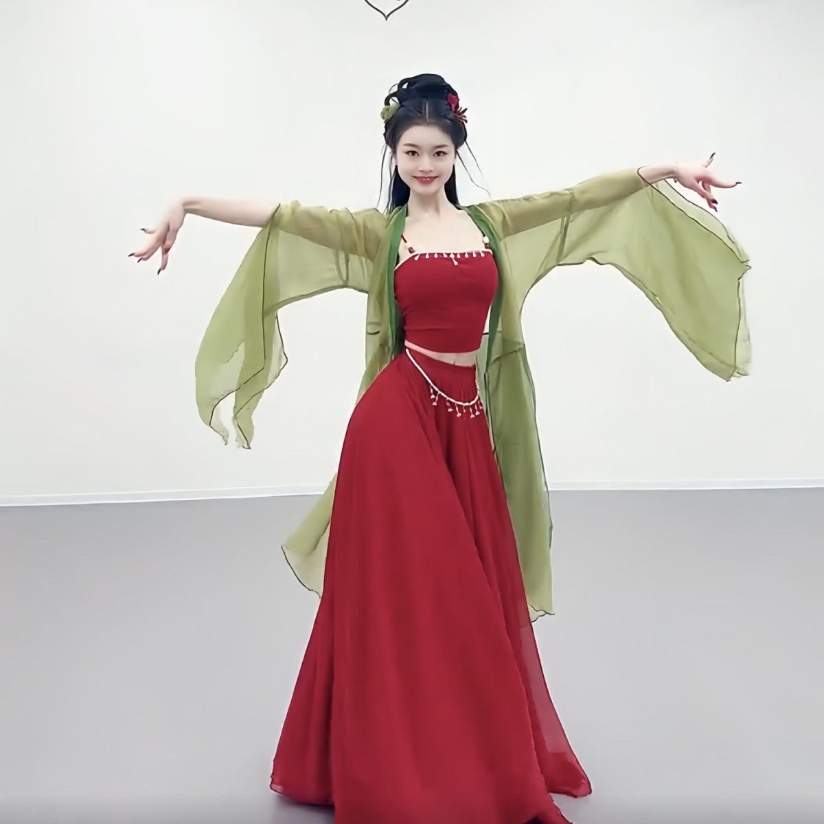 古典舞蹈服装练功服上衣