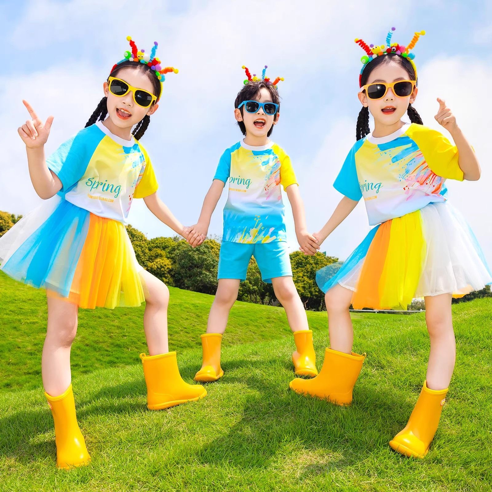 六一小学生表演服装夏季