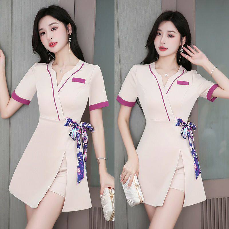 足浴技师工作服女新款美