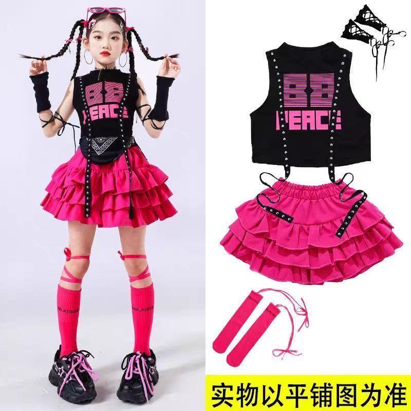 儿童街舞潮服男童新款撞图片