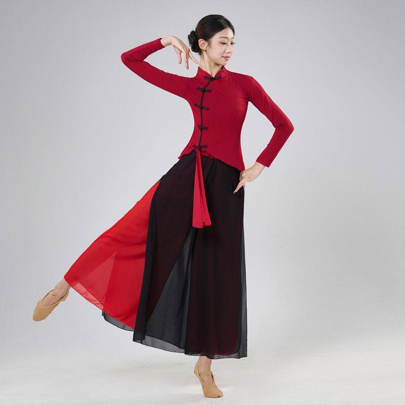 成人中国舞练功服女风响