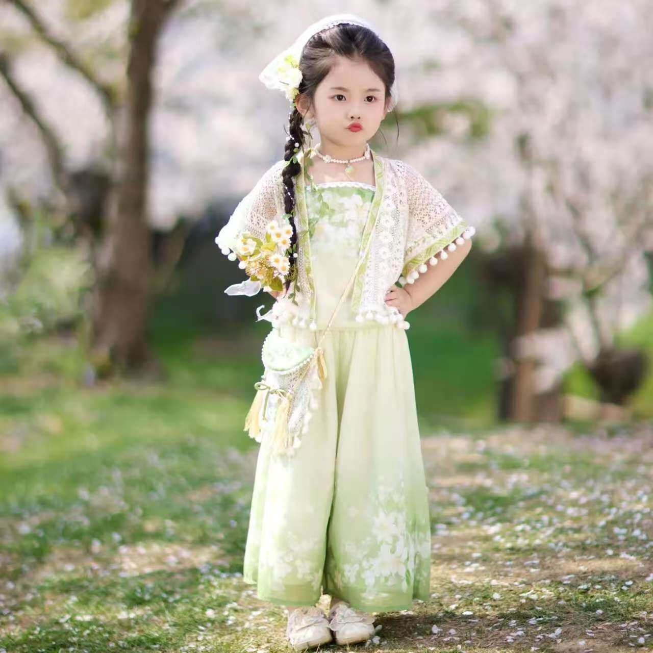儿童汉服2025新款夏季女