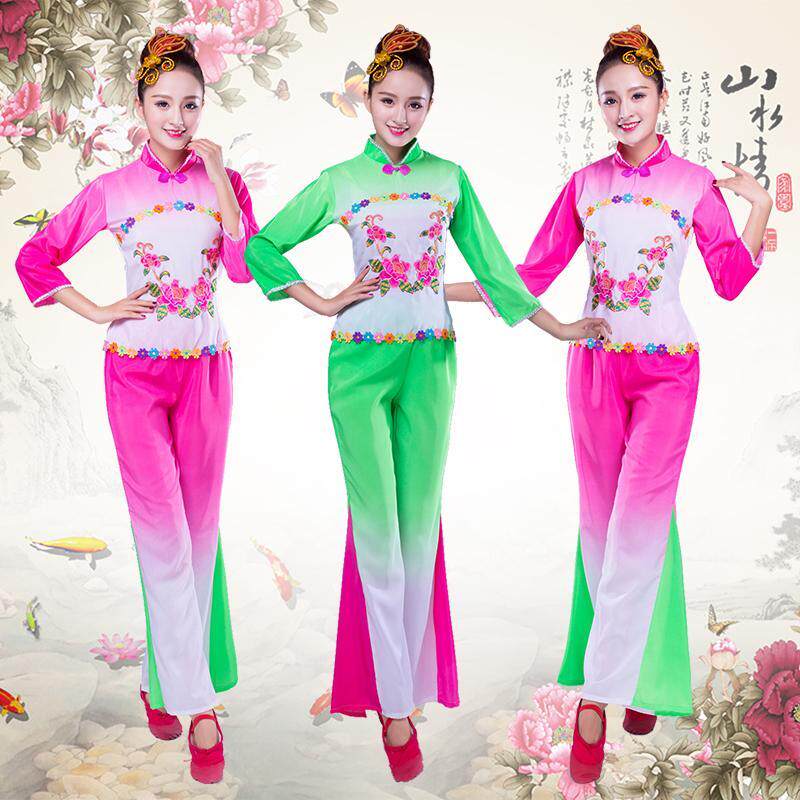 新款中老年秧歌服广场舞