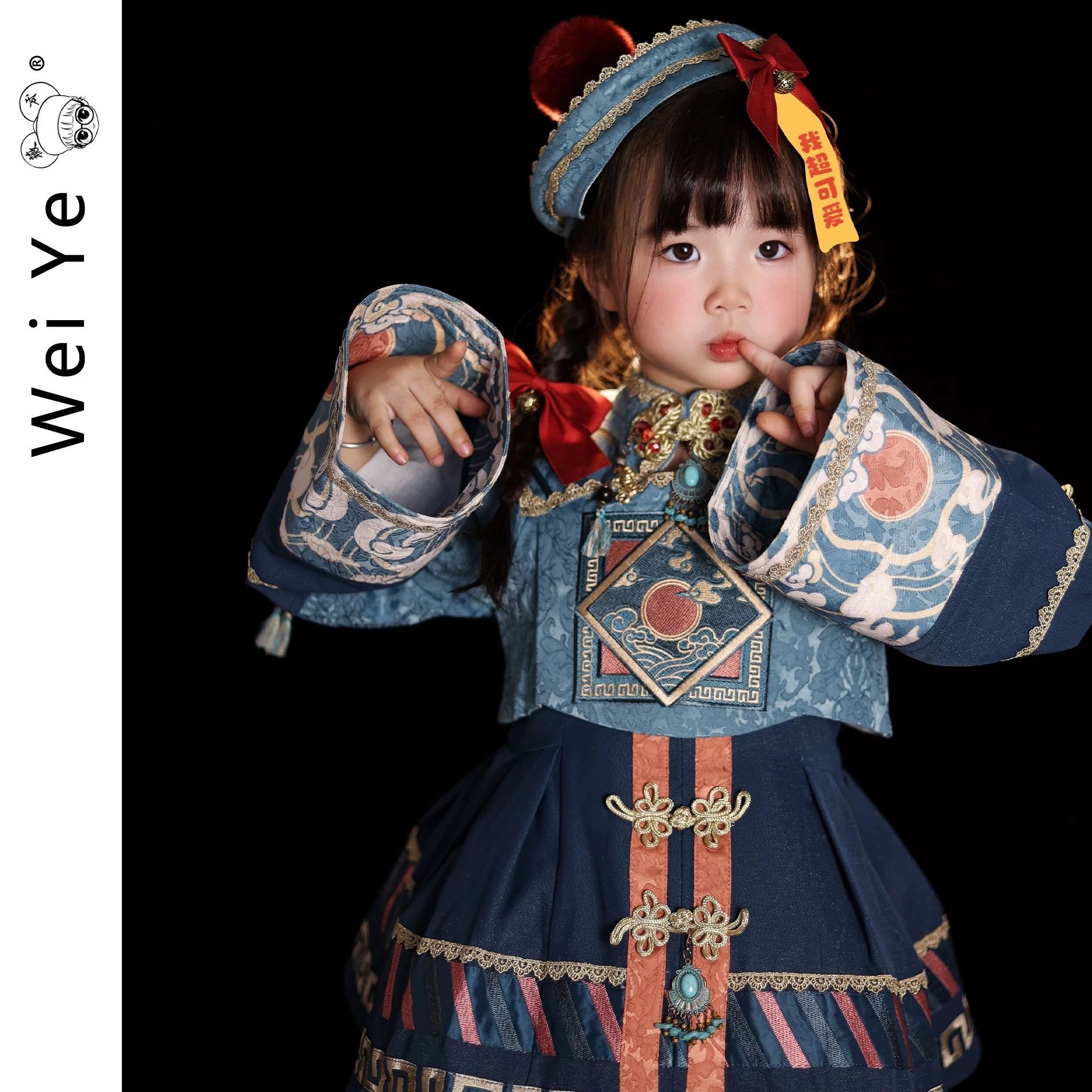 万圣节女童角色扮演小僵