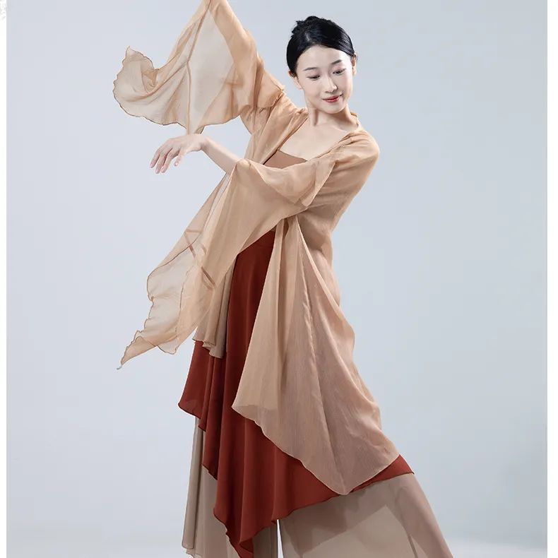 中国舞舞蹈服风现代裤裙