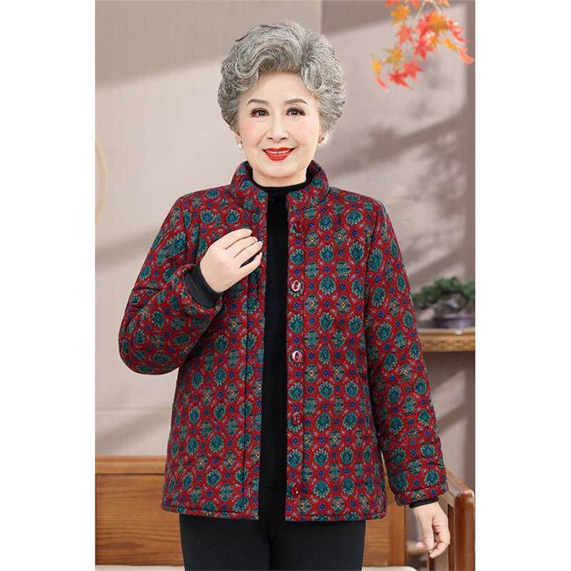 奶奶冬装棉衣60岁70服女8