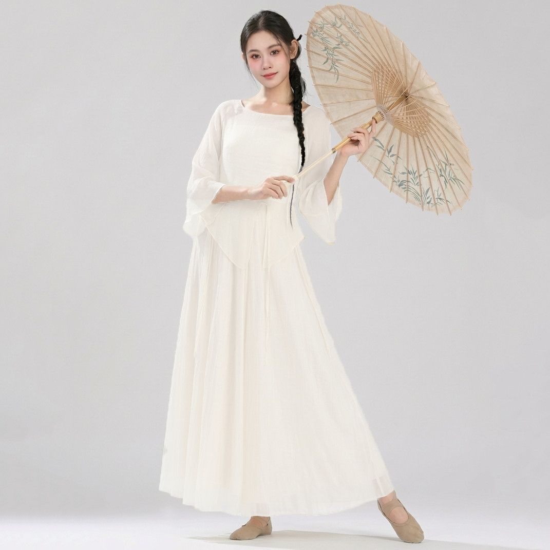 古典舞仙气风舞蹈服纱衣