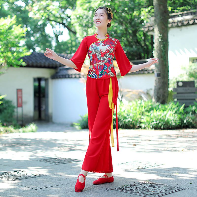 广场舞服装新款套装夏服