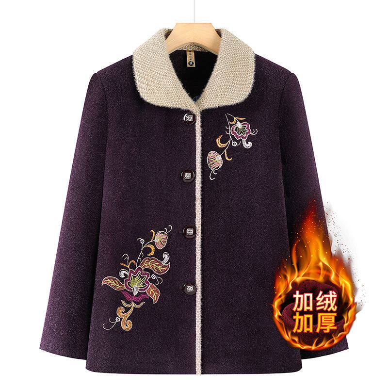 中老年女装新款奶奶冬装