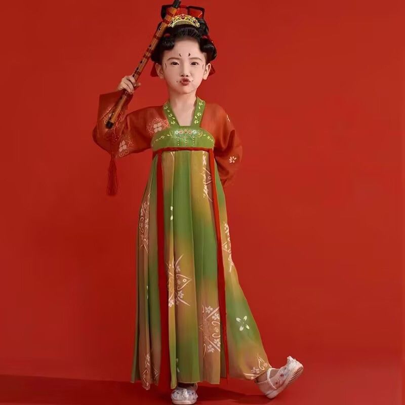 儿童古典舞演出服敦煌舞