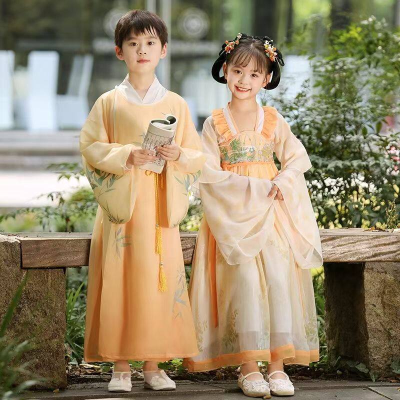 汉服男童2024新款中国古