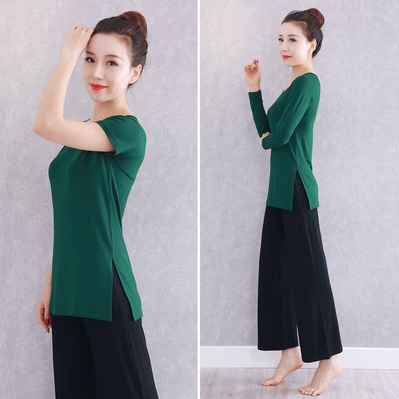 莫代尔舞蹈服套装女中长
