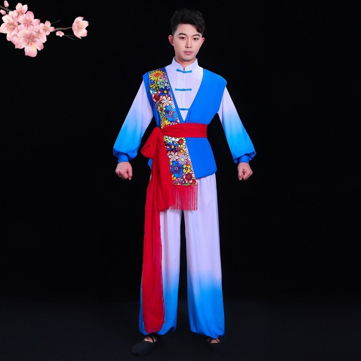 陕北秧歌绥德古典演出服