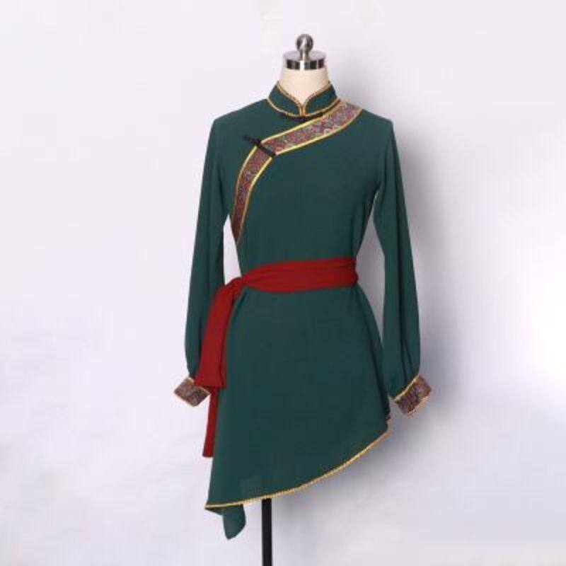 蒙古新款舞蹈服装现代民