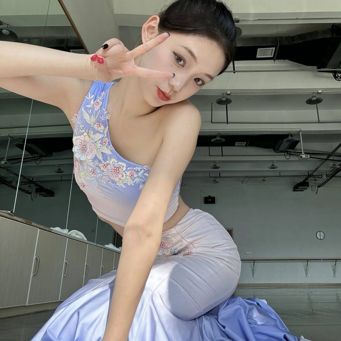 傣族舞蹈艺考服女半身裙