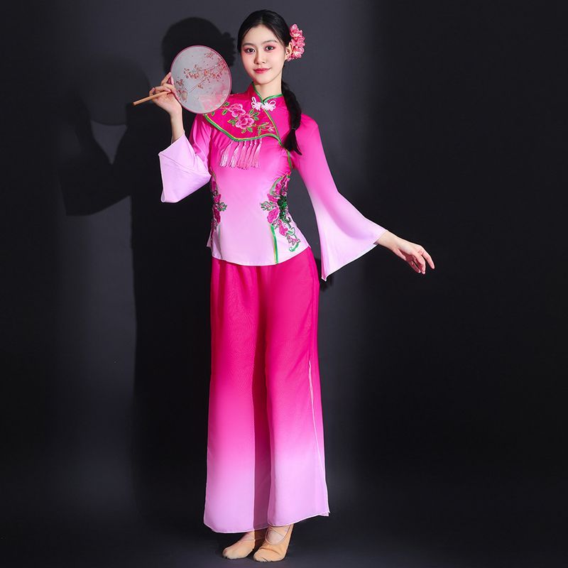 陕北秧歌中老年演出服服