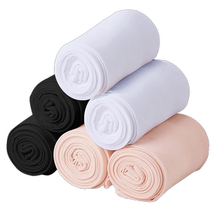 儿童舞蹈袜九分不连脚女童连裤袜夏季薄款打底裤袜黑色练功专用袜